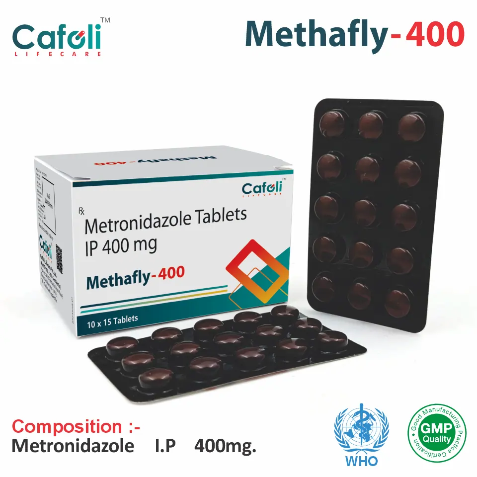 Metronidazole 400mg Tablet | Metofoli 400 | PCD Pharma Franchise Opportunity